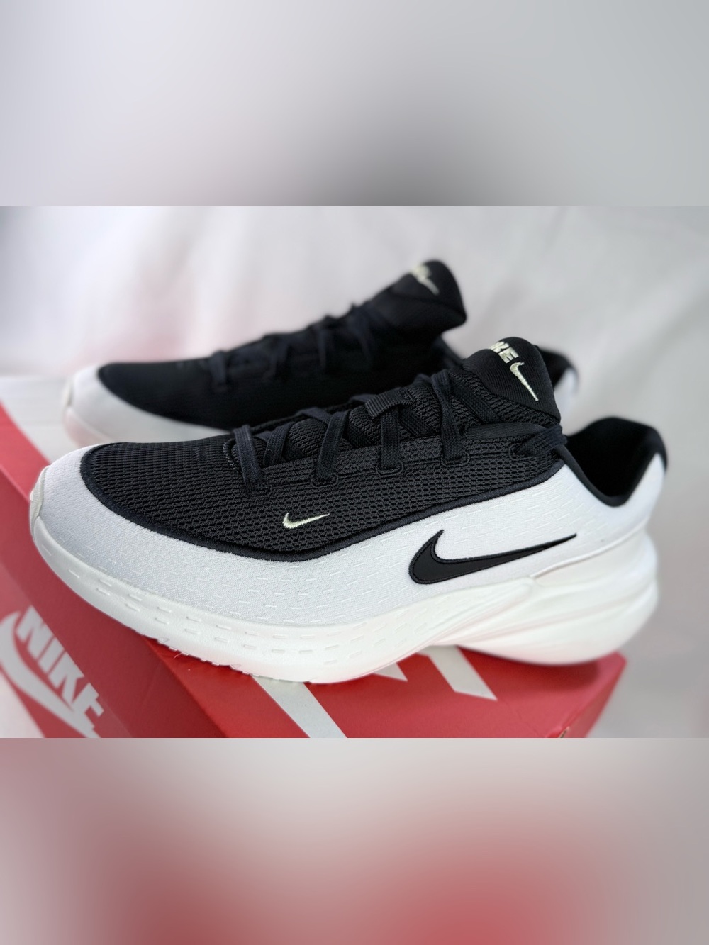 Nike Men’s Legend Essential 3 Black and White Mesh Sneakers
